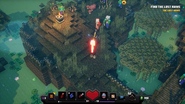 Minecraft Dungeons: A Vizenyős Barlang! - 4. rész смотреть онлайн