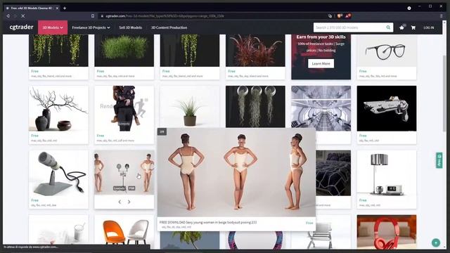 Videoguide - Download Free And Pro 3D Models, Quick And Easy On CG Trader, Architecture, Design, VR