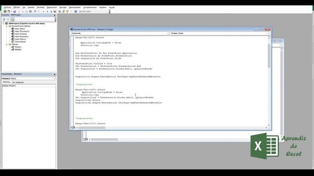 Exportar de Excel a Power Point de forma automática con VBA - Curso de Excel experto смотреть онлайн