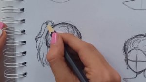 Как нарисовать аниме волосы? Как я рисую волосы!