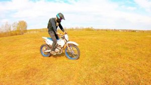 Мотоцикл уехал от меня !Сколько мотоцикл может проехать самостоятельно!Motoland XT 250 HS Вилли !