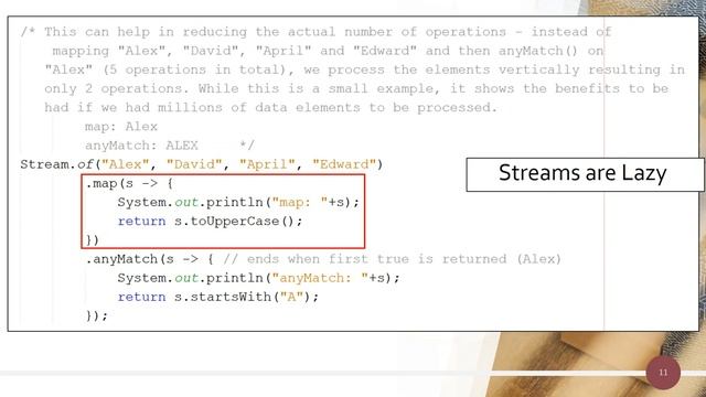Java Streams Tutorials - Part 2 - Stream Laziness смотреть онлайн