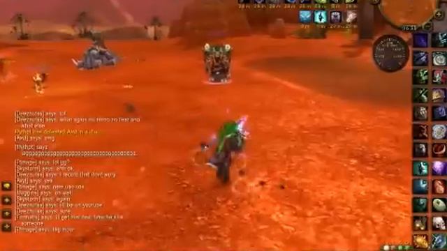 Wow 2.4.3 [ Warlock vs Shaman ] World Of Warcraft смотреть онлайн