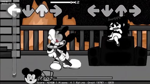 FNF Mickey Blinded By Sin смотреть онлайн