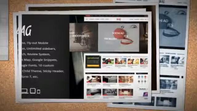 MAG = Grid Magazine / News WordPress Theme + Download смотреть онлайн