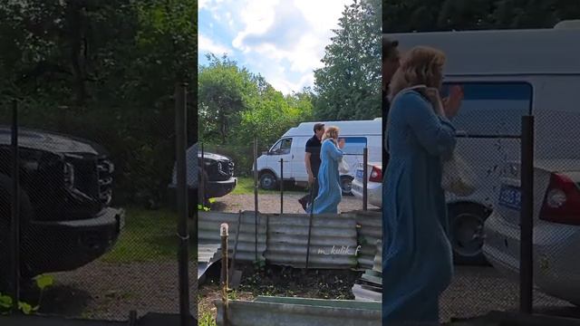 Мария Куликова Дмитрий Миллер съёмки "Однажды в Залесье" смотреть онлайн