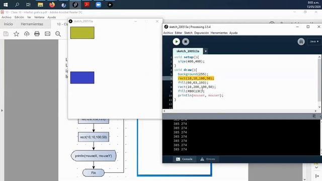 Java. Processing. Interfaz gráfica. Creando un botón (Video 2 de 4). смотреть онлайн