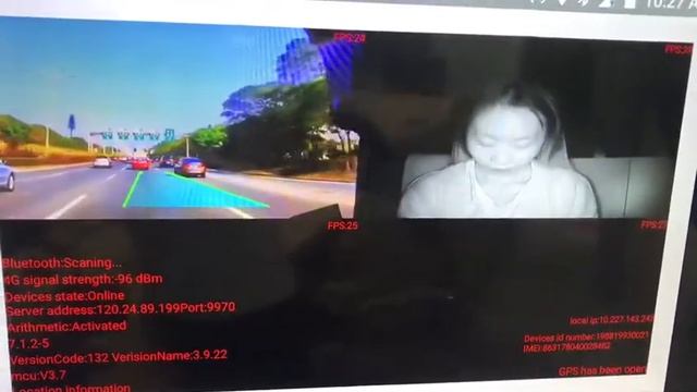 MDVR with ADAS (Advanced Driving Assistant System)+DSM (Driver Status Monitor Alert) смотреть онлайн