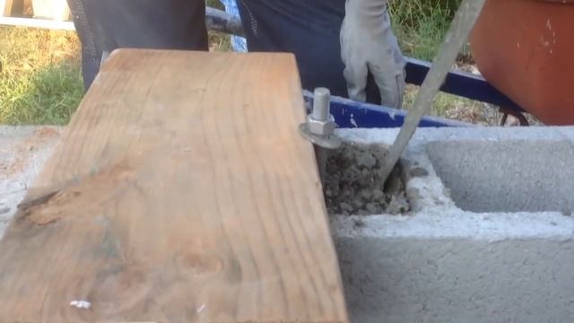 DIY: Installing Anchor Bolts in a Concrete Block Foundation смотреть онлайн