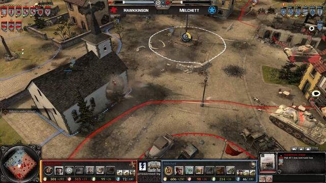 Company of Heroes 2 The British Forces: Hawkkinson vs. Melchett COH2 смотреть онлайн