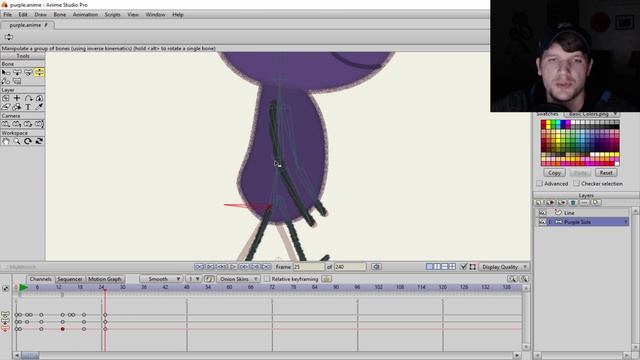 Walk Cycle Tutorial | Anime Studio Pro | Moho Pro смотреть онлайн