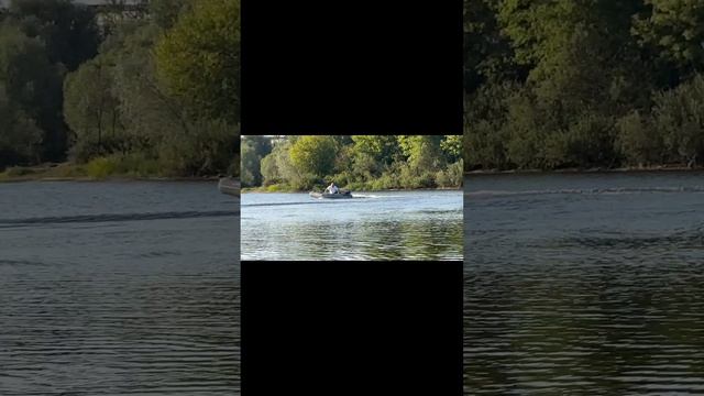 Лодка ПВХ Краб-285. Мотор Ямаха 4 л.с. Эхолот. смотреть онлайн