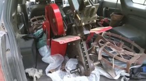 Купил БУ мотоблок ОКА и привез его в машине