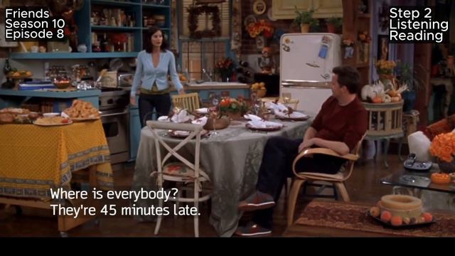 Learning ENGLISH easily with TV Series - Friends: Thanksgiving day(Part 1) смотреть онлайн