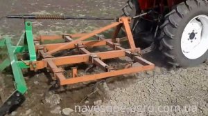 Культиватор навесной с катком-грудобоем Bomet в работе