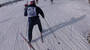 Лыжня России 2023 в Костроме - самое мясо масс-старта из глубины пелотона