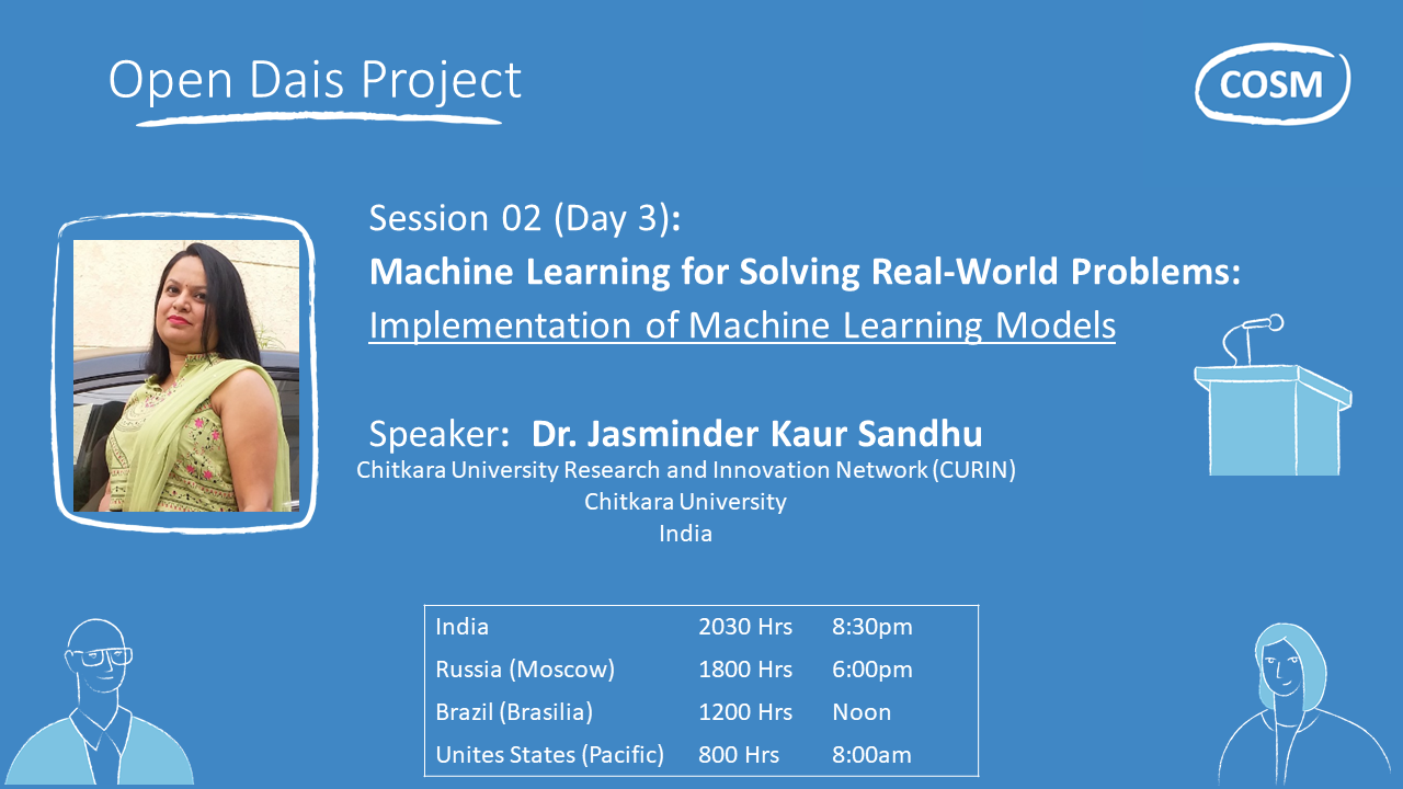 Open Dais 02: Machine Learning For Real-World Problems. Day #3: Implementation Of ML Models