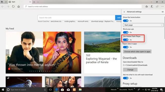 How to Disable or Enable Adobe Flash Player in Microsoft Edge смотреть онлайн