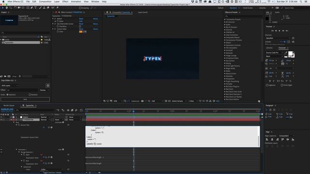 After Effects: Typing Typewriter Animation (FREE PRESET DOWNLOAD) смотреть онлайн