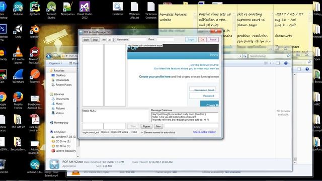 Plenty of Fish Auto Messenger Tool V3 смотреть онлайн