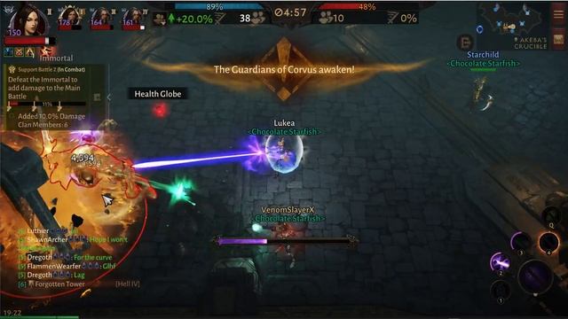 Diablo Immortal Shadow Wars .. Support Battle. смотреть онлайн