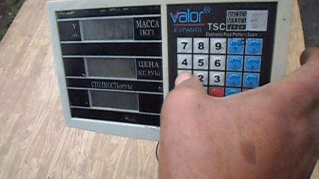Калибровка весов Valor 100 кг смотреть онлайн