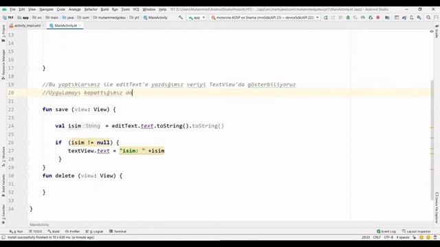 SharedPreferences ile Veri Saklamak (Kotlin) смотреть онлайн
