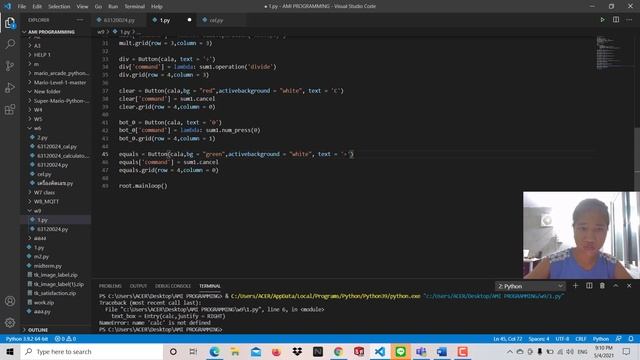 python class calculator смотреть онлайн