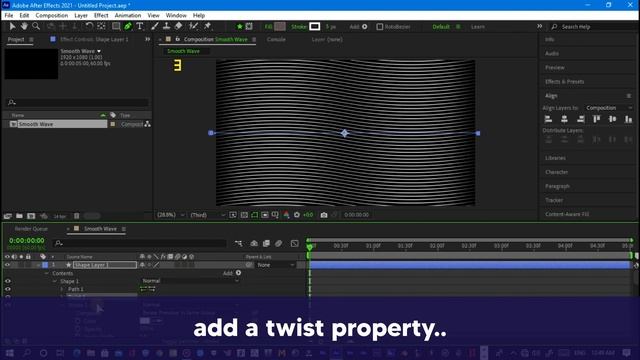 Abstract Wave Background After Effects Tutorial - No Plugins смотреть онлайн