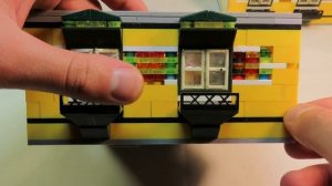Лего многоэтажный дом с пабом/Lego multi-storey building with a pub