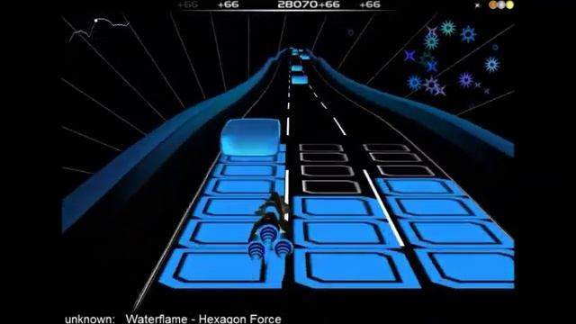 Audiosurf: WaterFlame - Hexagon Force смотреть онлайн