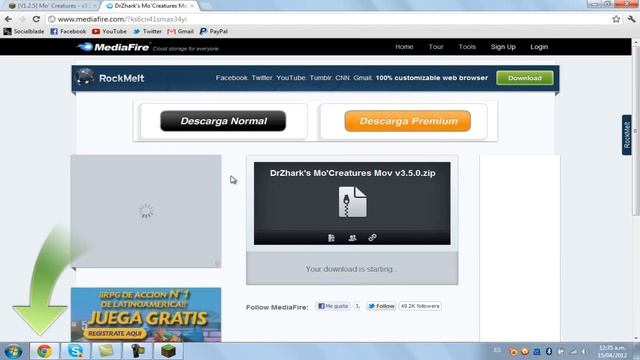 Minecraft 1.2.5 - Como instalar Mo'Creatures MOD - ESPAÑOL TUTORIAL смотреть онлайн