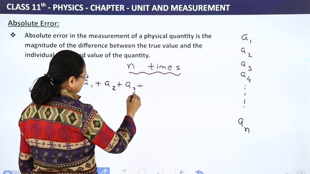 Absolute Error - Unit and Measurement | Class 11 Physics смотреть онлайн
