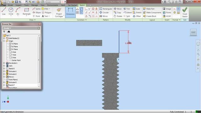 Pipe Wrench (Autodesk Inventor Tutorial) смотреть онлайн