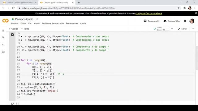 Traçado de campos vetoriais no Python смотреть онлайн