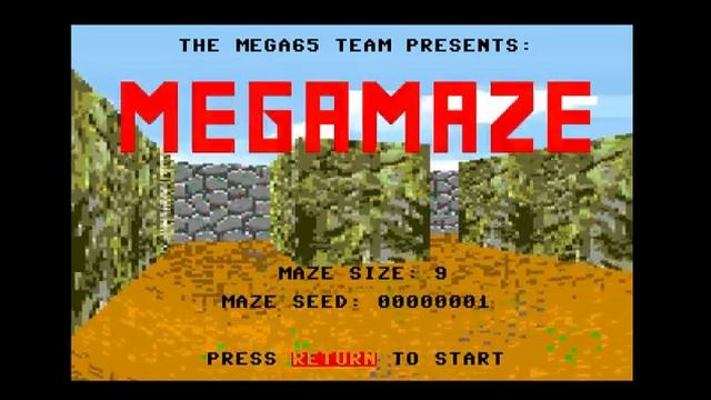 MEGA65 Emulator Xemu booting MEGAMAZE смотреть онлайн