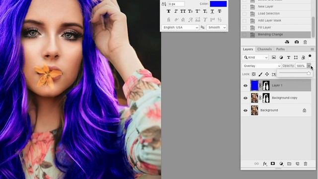 How to Change Hair Color in Photoshop смотреть онлайн