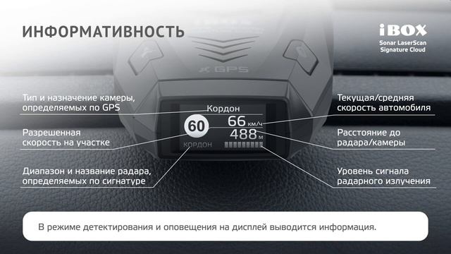 Презентация радар-детектора iBOX Sonar LaserScan Signature Cloud смотреть онлайн