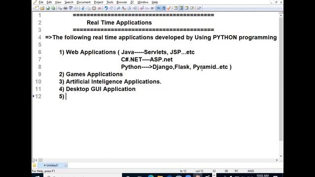 Python Programming | 20 01 22 | New Batch | New Course смотреть онлайн