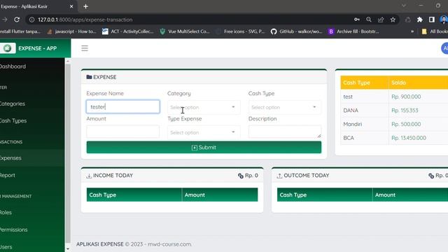 Aplikasi Expense (laravel 9,inertia,vuejs3) смотреть онлайн