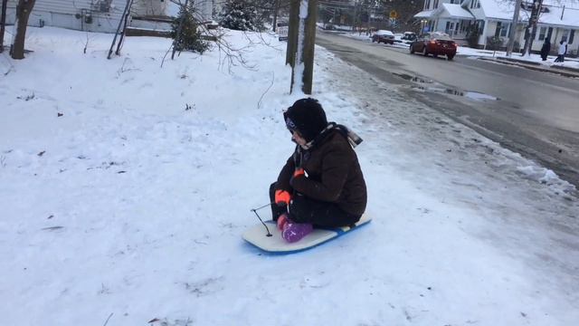 VLOG 4. AMERICA. Снег кружится, летает, летает... смотреть онлайн