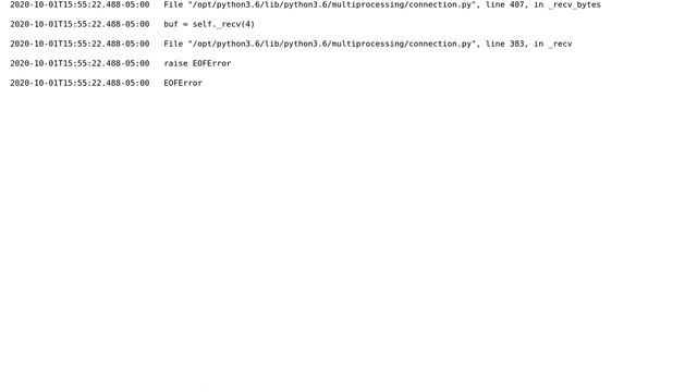 EOF error in multiprocessing while using dictionary type? смотреть онлайн