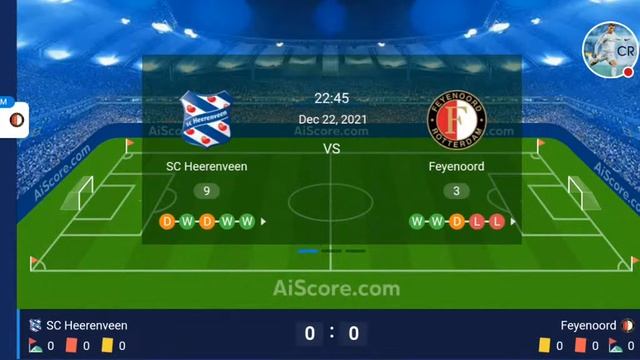 SC Heerenveen Vs Feyenoord Live [Netherlands Eredivisie] смотреть онлайн