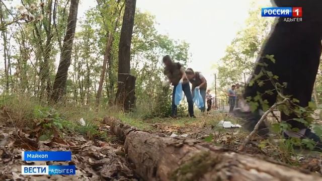 Работники Центра защиты леса Адыгеи отметили профессиональный праздник субботником смотреть онлайн