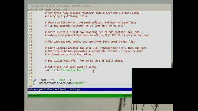 Harry Percival: TDD for web applications, from scratch - PyCon 2014 смотреть онлайн