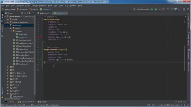 Bootstrap Tutorial for Beginners 11 Sidebar Menu Templates YouTube 360p смотреть онлайн