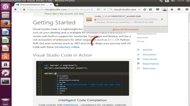 ¿cómo instalar visual studio code en Ubuntu? смотреть онлайн