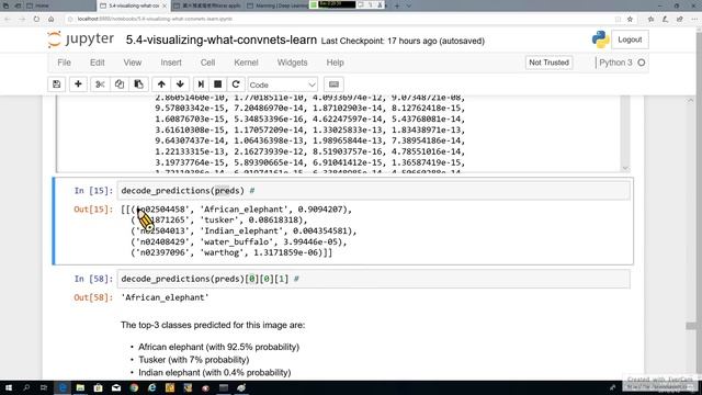 DL with Python 33. Deep Learning for Computer Vision-11: 卷積神經網路的可視化-3 (recorded on 20190312) смотреть онлайн