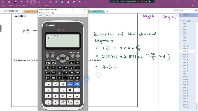 KSSM Form 5 Add Maths Chapter 1 (1.2 Arc Length of a Circle, Part 2) смотреть онлайн