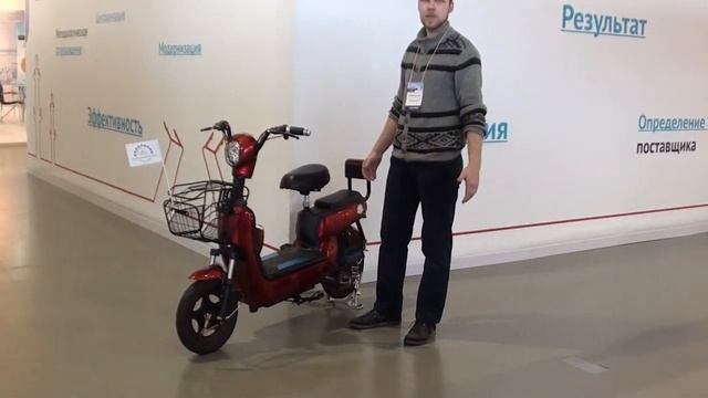 Двухместный электроскутер 250Вт 30кмч с запасом хода 130км! смотреть онлайн